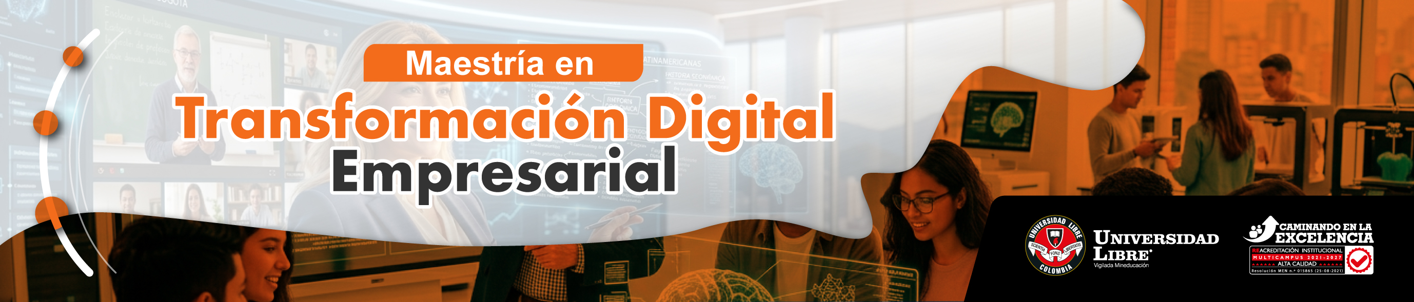 Banner Maestría en Transformación Digital